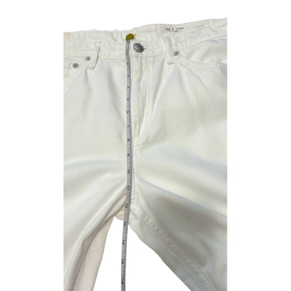 Rag & Bone Women's Featherweight Logan Mid-Rise Wide-Leg Jeans, Size 29 - Picture 8 of 14